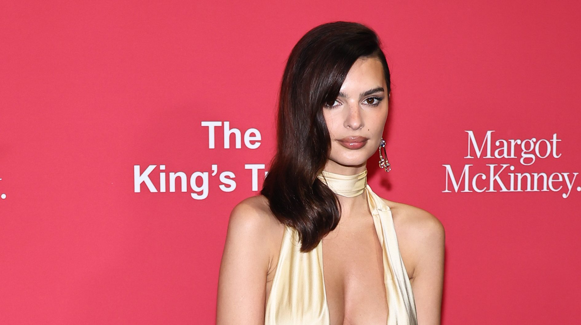 Emily Ratajkowski at the Kings Trust.