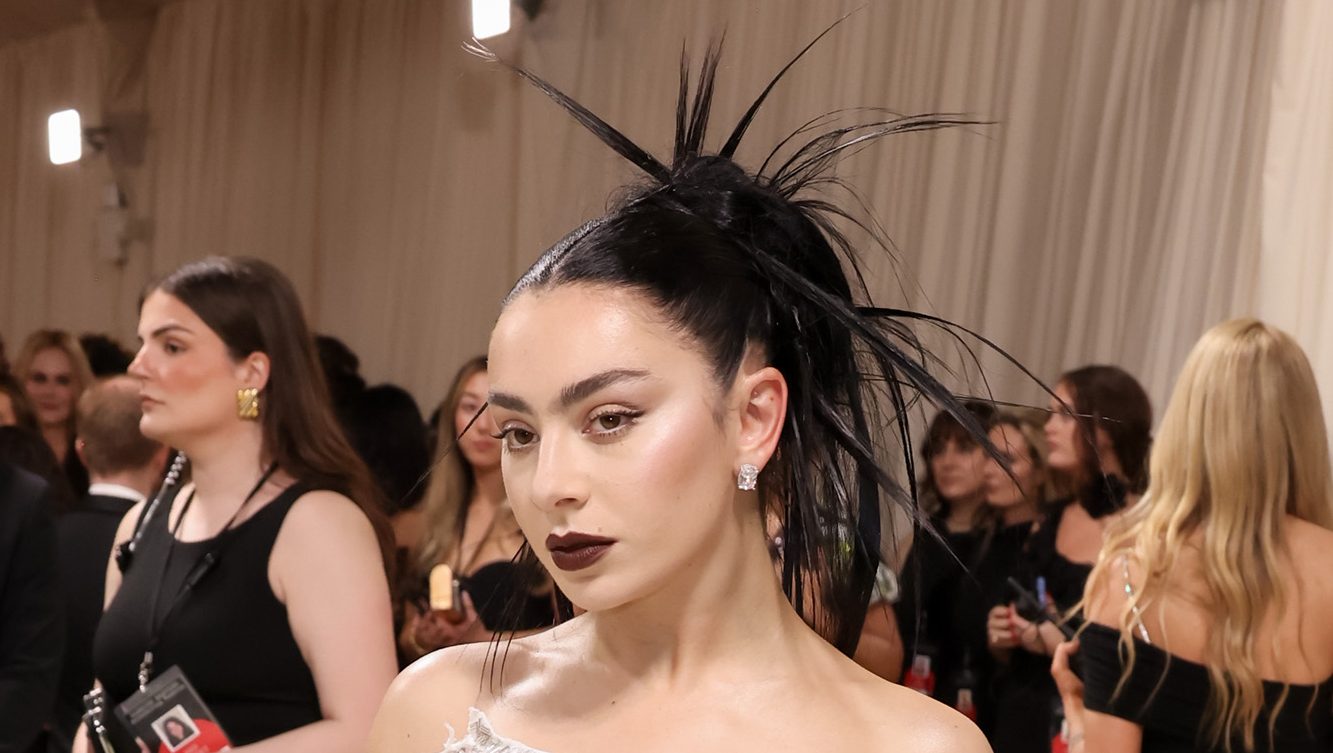 Charli XCX attends The 2024 Met Gala Celebrating "Sleeping Beauties: Reawakening Fashion" at The Metropolitan Museum of Art on May 06, 2024 in New York City.